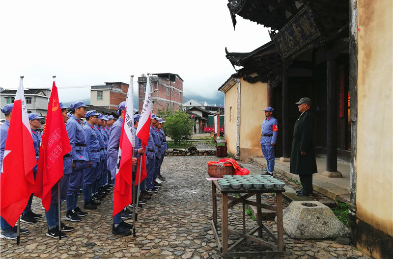 瑞金红色培训现场教学图